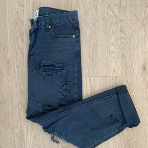One Teapsoon Blue Distressed Boyfriend Jeans